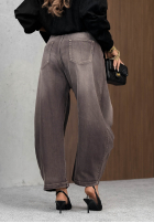 Spodnie jeansowe mom fit Hazy Silence niebieskie