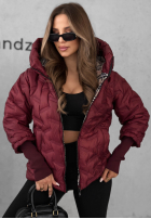 Pikowana kurtka z kapturem Autumn Edge czarna
