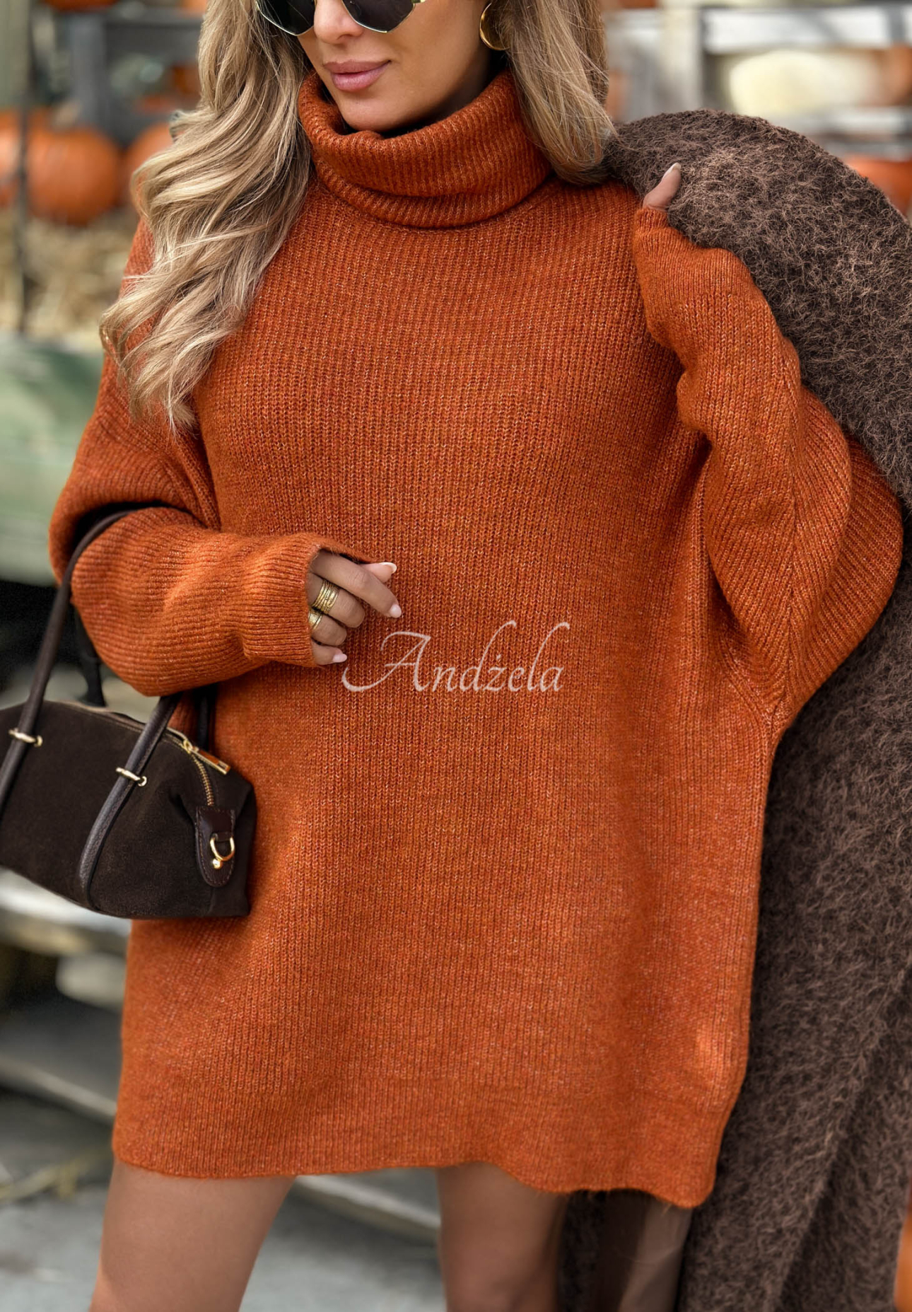 Mavi Red Turtleneck Sweater