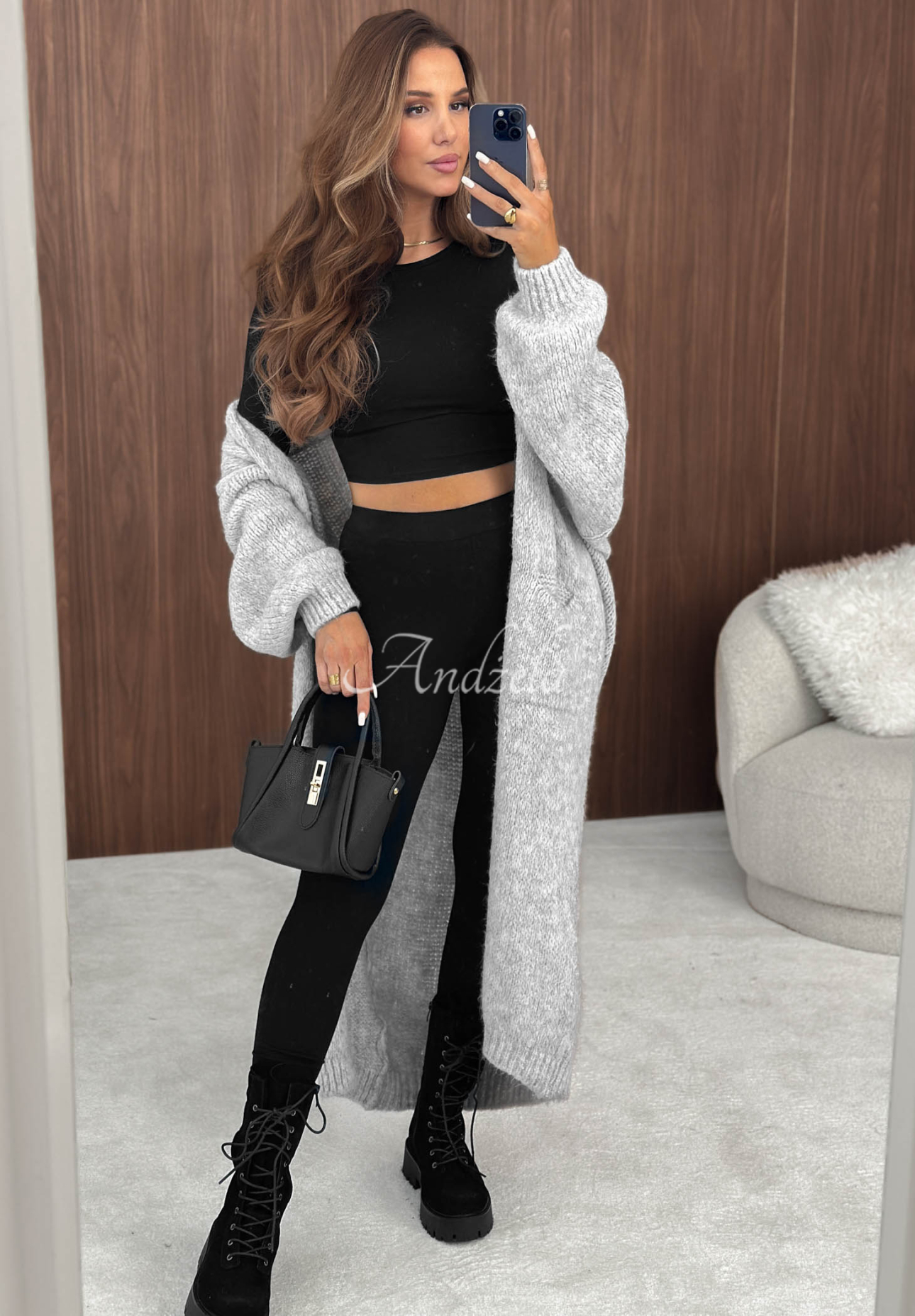 Lucky Girl Black Insulated Cotton Leggings