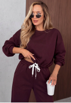 Komplet dresowy Berry Cute jagodowy