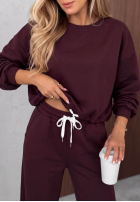 Komplet dresowy Berry Cute jagodowy