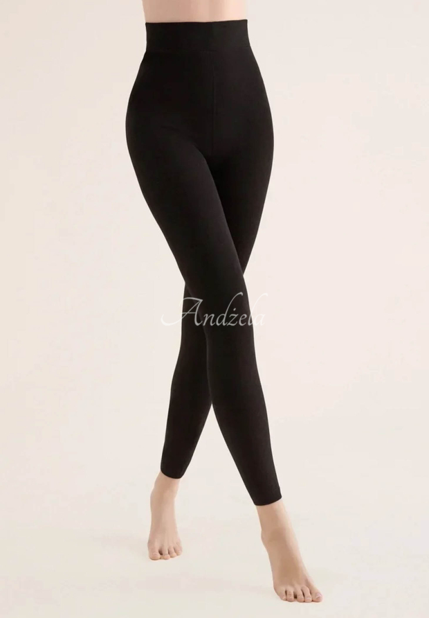 Arctic Black Insulated Leggings