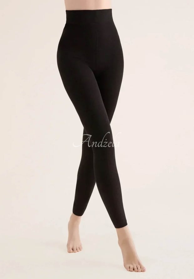 Ocieplane legginsy Arctic czarne