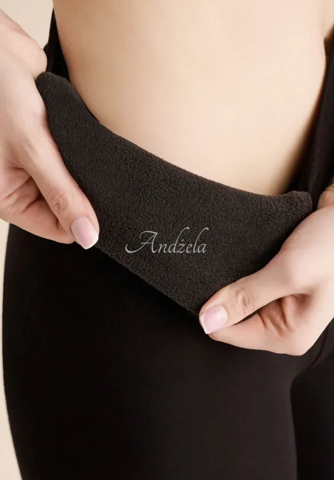 Ocieplane legginsy Arctic czarne