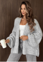 Sweter kardigan oversize bez zapięcia Candle Nights khaki