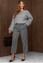 Eleganckie spodnie cygaretki Good Choices szare