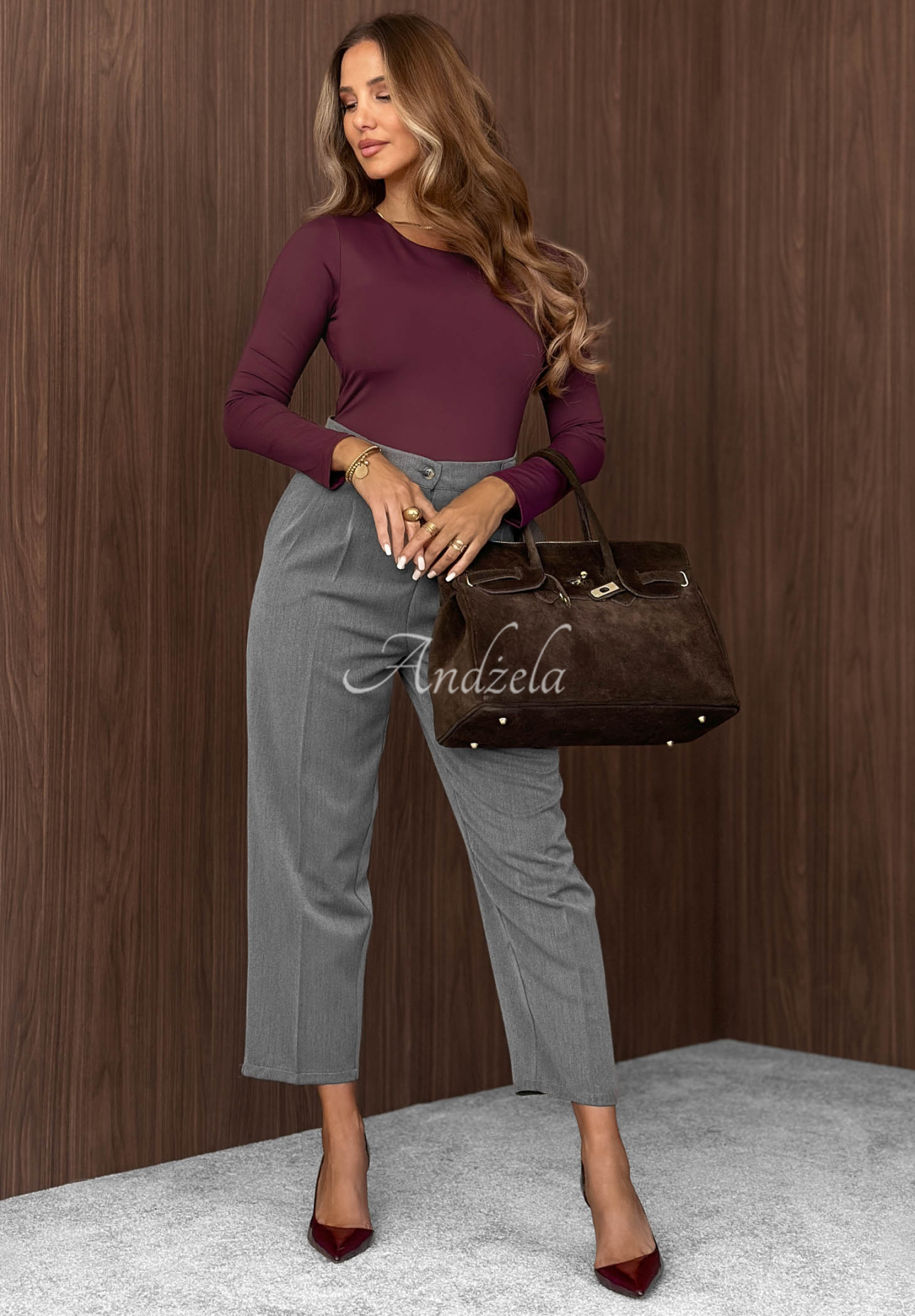Soft Reset Long-Sleeve Bodysuit, Berry