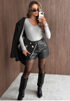 Lekki sweter Selavi szary