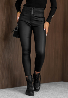 Sztruksowe spodnie mom fit Same Story czarne