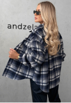 Koszula z kołnierzem w kratę Maple Plaid granatowa