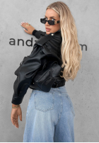 Spodnie jeansowe wide leg Amber Avenue jasnoniebieskie