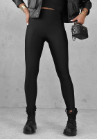 Dopasowane legginsy Toffee Glow czarne