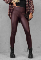 Skórzane legginsy Be Like Me czarne