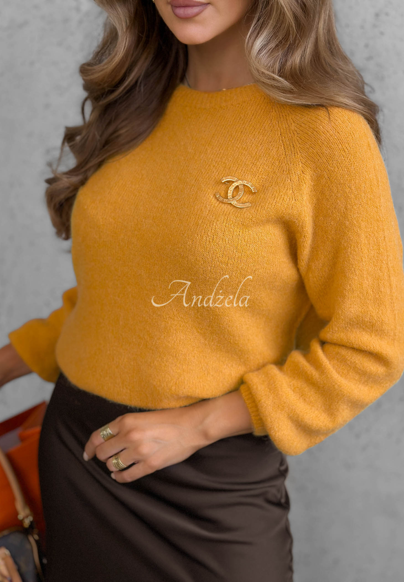 Soft "Warm Enough" Baby Alpaca Sweater in Mustard
