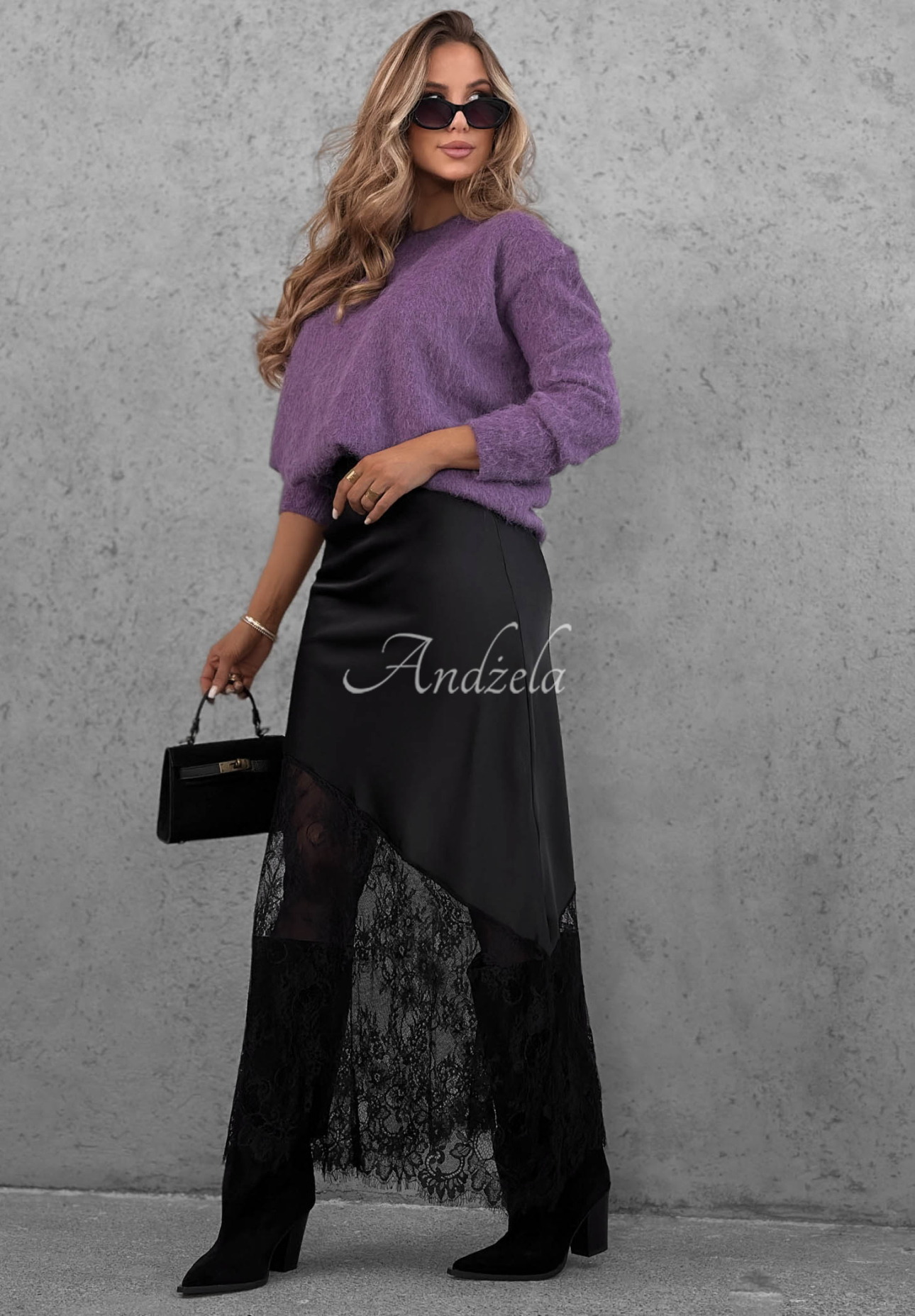 Soft Cloud Dream Sweater in Purple