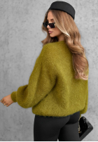Miękki sweter Gentle Days khaki