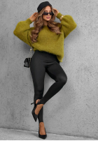 Legginsy z zapiętkami Secret Beauty czarne