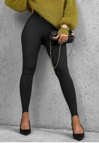 Legginsy z zapiętkami Secret Beauty czarne