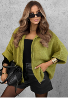 Sweter z kapturem Soft On Me oliwkowy