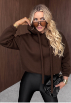 Bluza z kapturem oversize Not Quite czarna