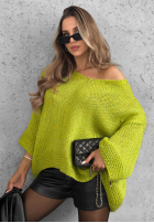 Sweter oversize Gentle Cuddle czekoladowy