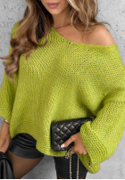 Sweter oversize Gentle Cuddle czekoladowy