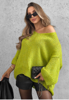 Sweter oversize Gentle Cuddle czekoladowy