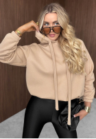 Bluza z kapturem oversize Not Quite czarna
