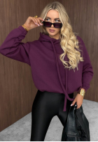 Bluza z kapturem oversize Not Quite czarna