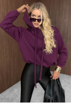 Bluza z kapturem oversize Not Quite czarna