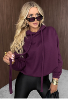 Bluza z kapturem oversize Not Quite czarna