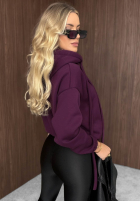 Bluza z kapturem oversize Not Quite czarna