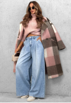 Spodnie jeansowe wide leg Daily Walk jasnoniebieskie