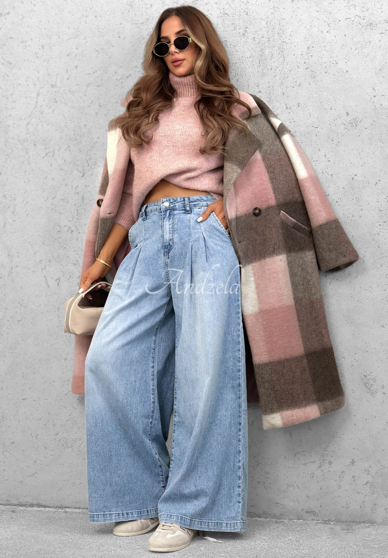 Daily Walk Light Blue Wide-Leg Jeans