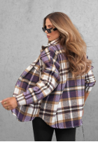 Koszula wierzchnia w kratę Chestnut Check czerwono-biała