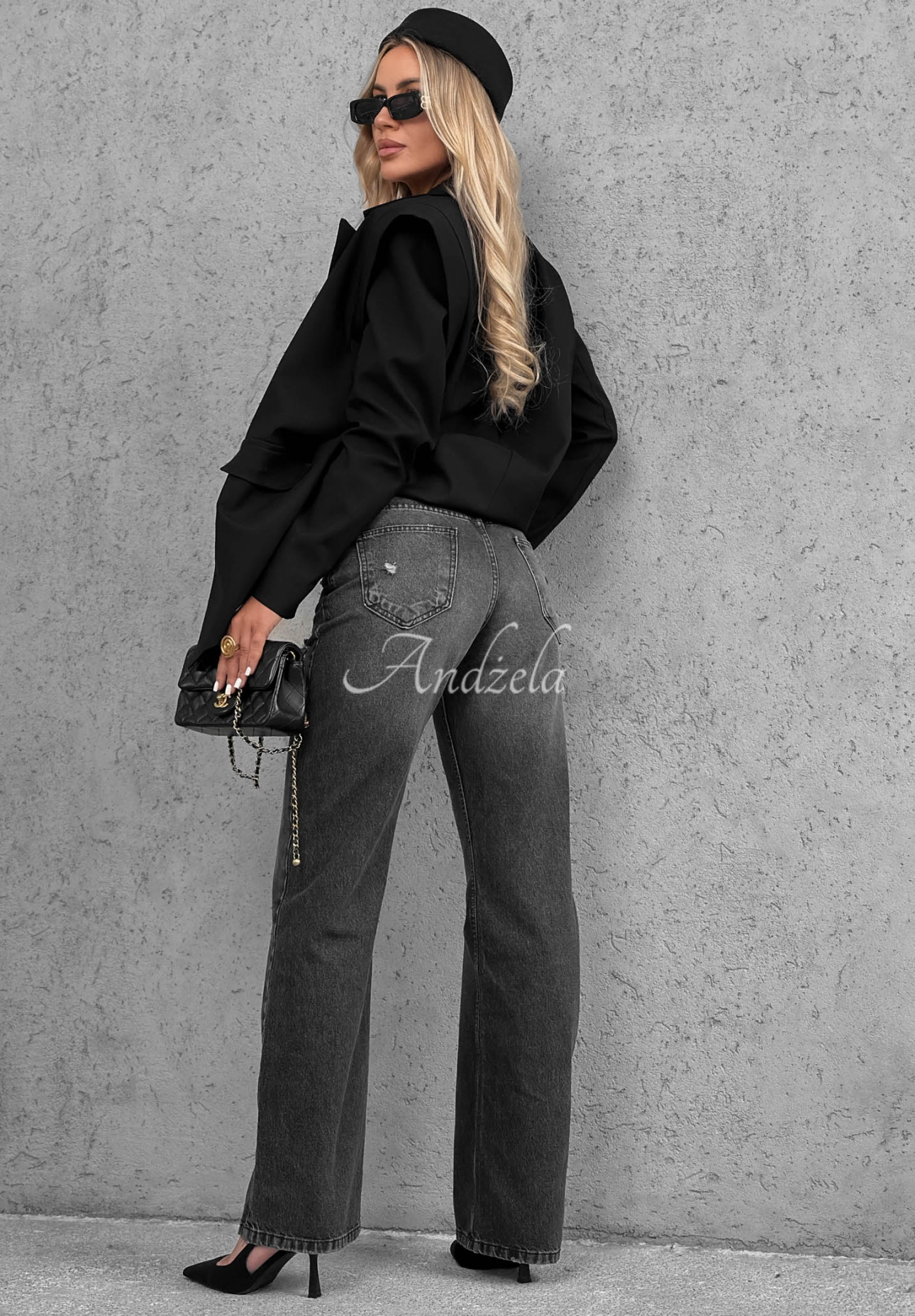 Bad Influence Straight-Leg Gray Jeans