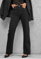 Spodnie jeansowe straight Rebel Energy czarne