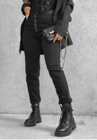 Spodnie jeansowe skinny Casual Mood czarne