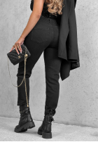Spodnie jeansowe skinny Casual Mood czarne