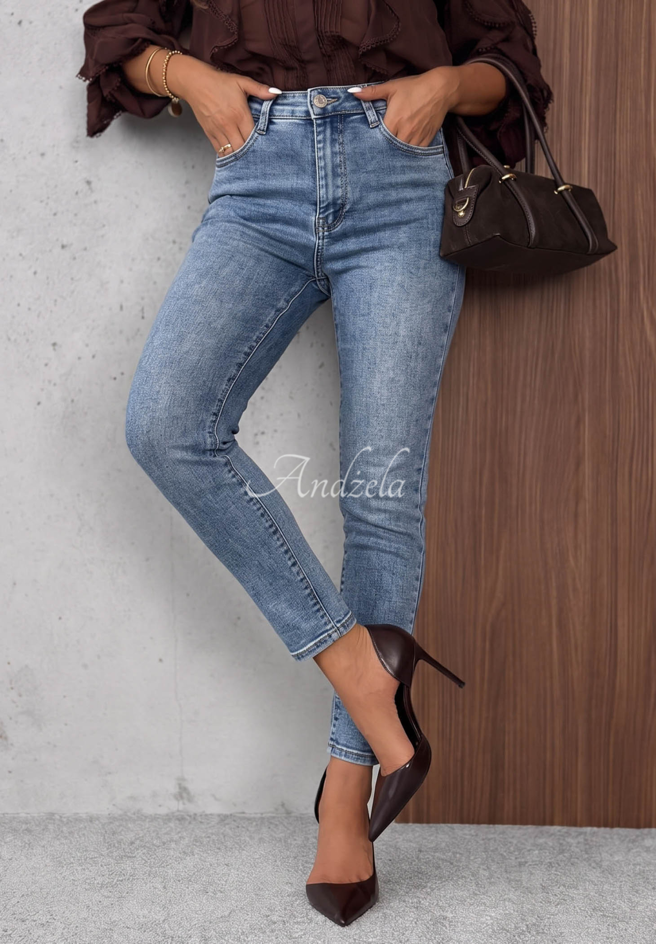Break Rules Blue Skinny Jeans