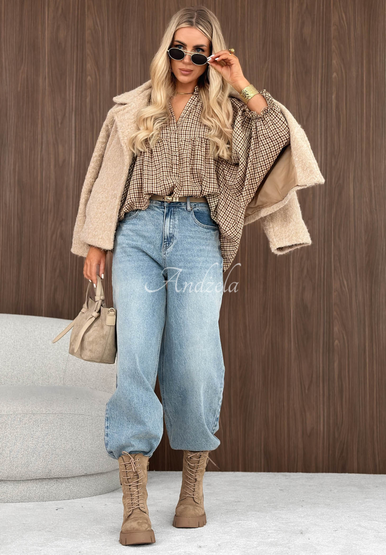 Street Rhythm Light Blue Mom-Fit Jeans