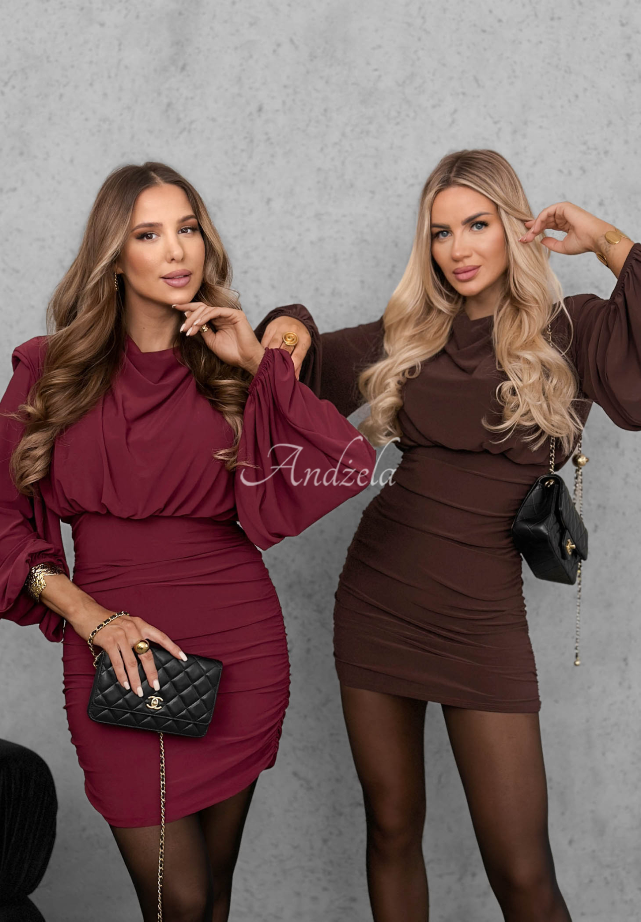 Maybe Next Time Burgundy Dress with Ruffles and Puffs