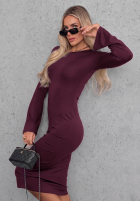Sukienka longsleeve dzwonek Champagne Nights czarna