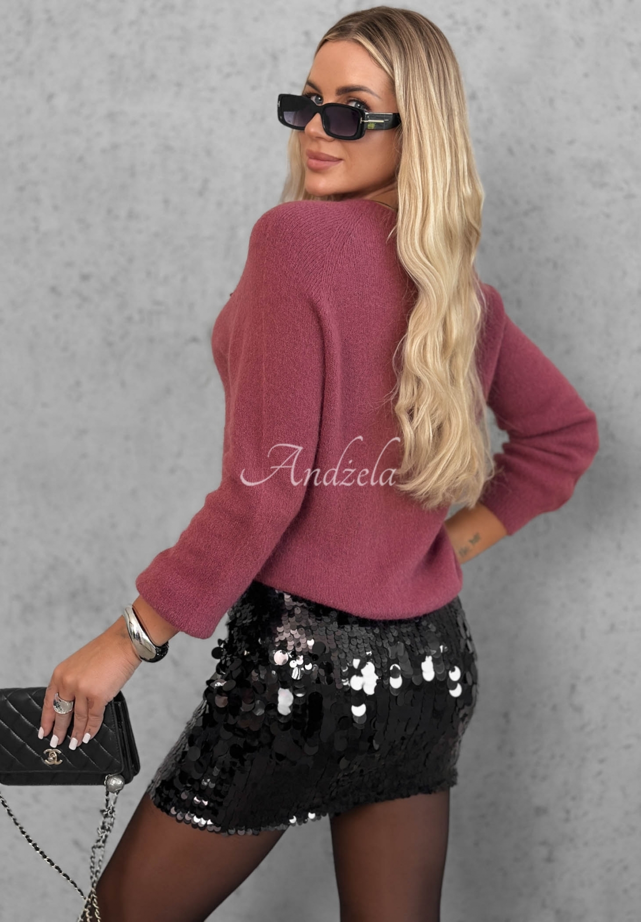 Soft "Warm Enough" Baby Alpaca Sweater in Pink