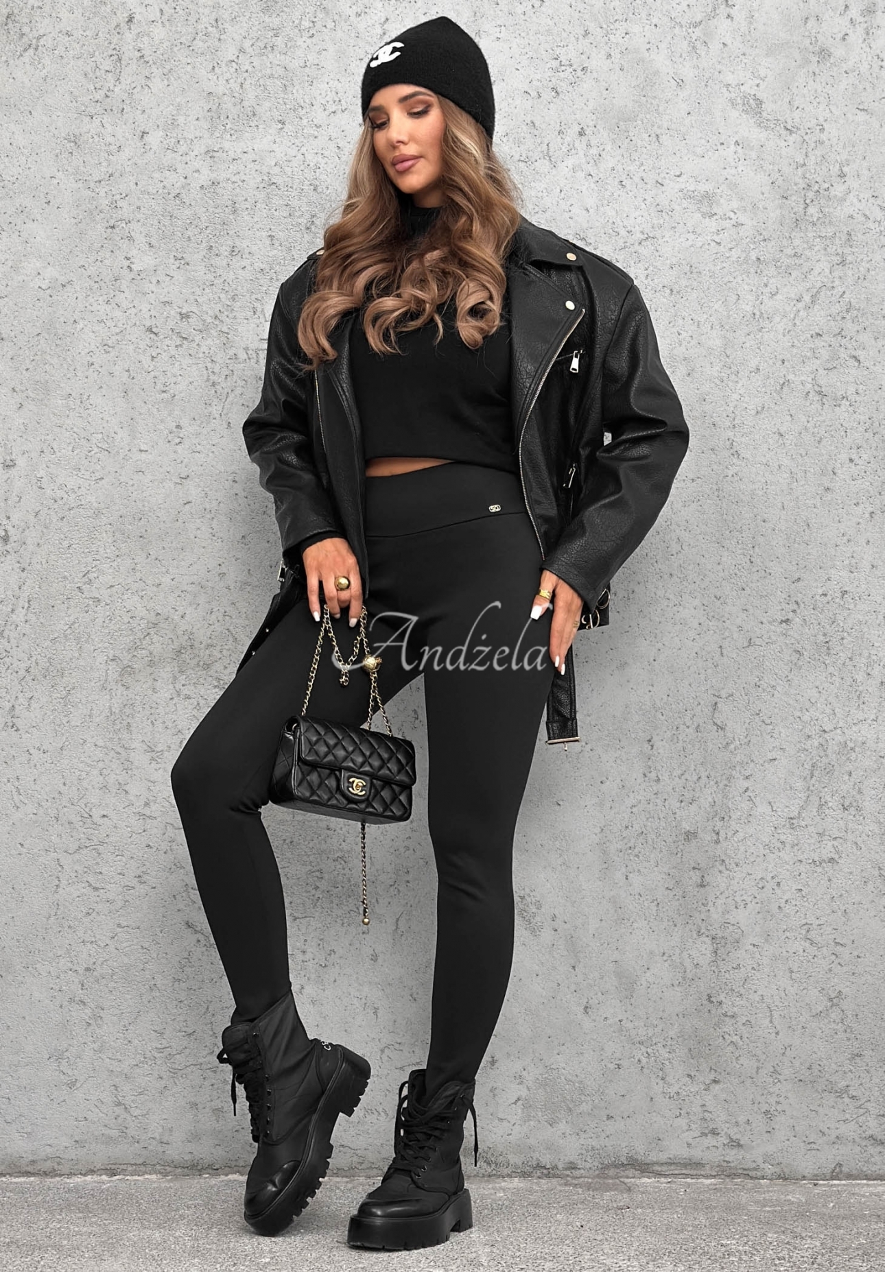 Ocieplane legginsy Active Mood czarne