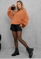 Miękki sweter oversize Sugar Babe beżowy