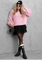 Miękki sweter oversize Cloud Babe pomarańczowy
