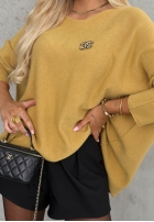 Sweter oversize Mellow Light czekoladowy