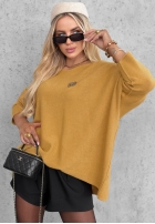 Sweter oversize Mellow Light czekoladowy
